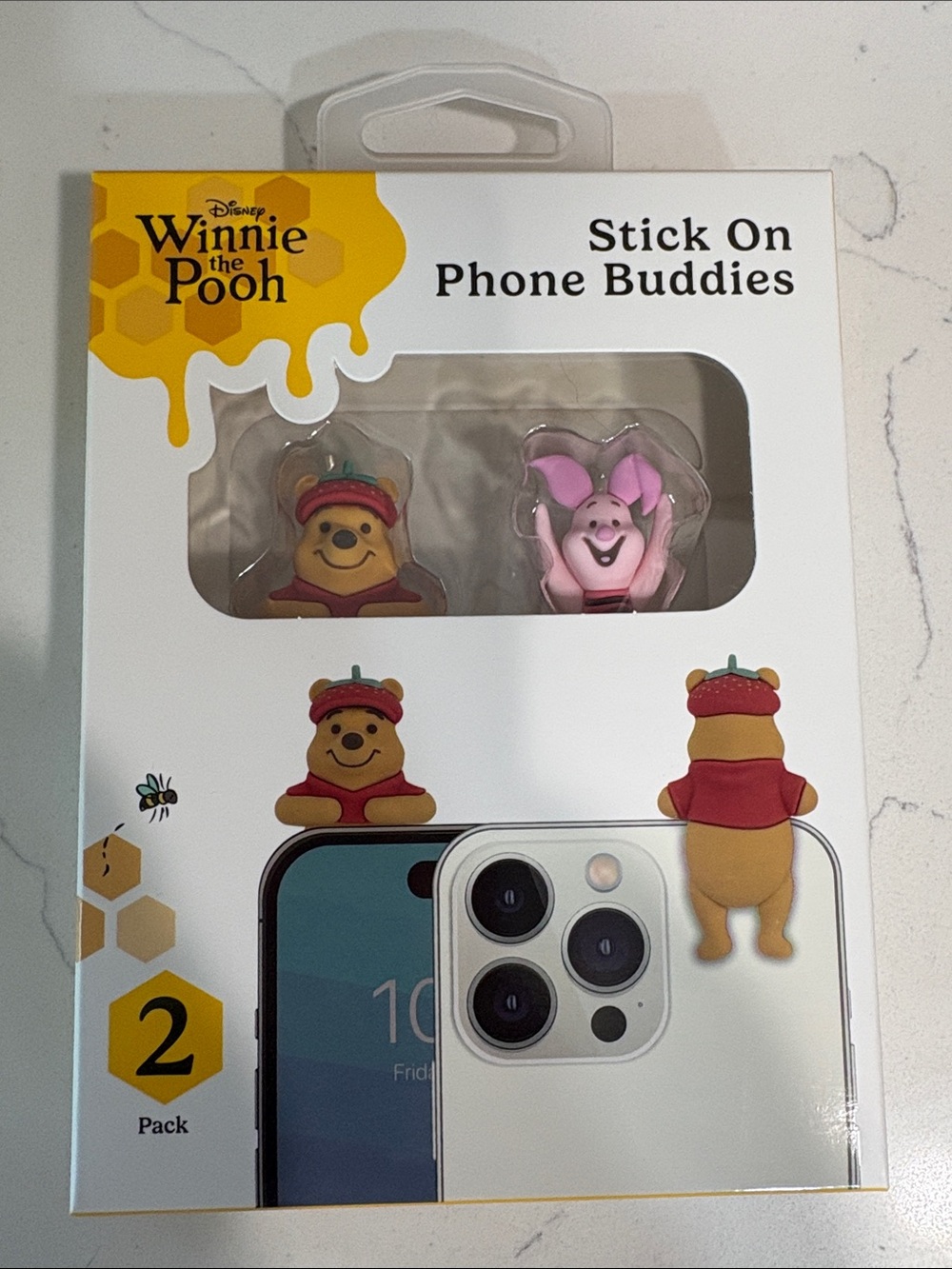 Disney Winnie the Pooh Stick On Phone Buddies - Huggers